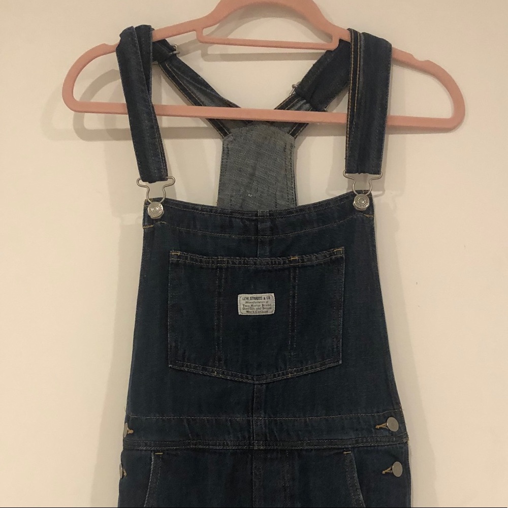 Levi’s denim overalls cutoffs